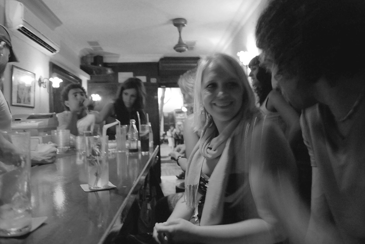 Evening at an Italian Bar